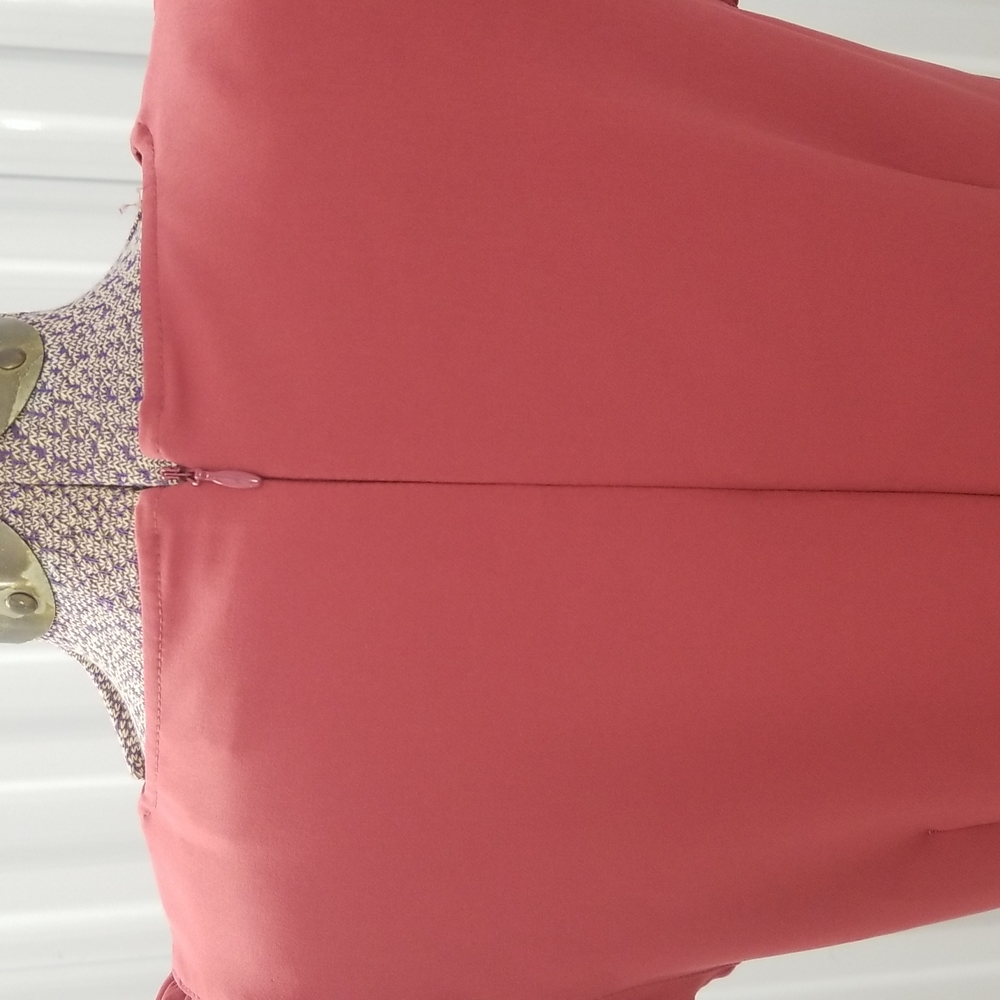 Loft Ruffled Sleeved V neck Dress - Picture 5 of 8